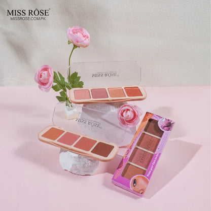 Miss Rose Butter Blend 4-Color Blush Palette