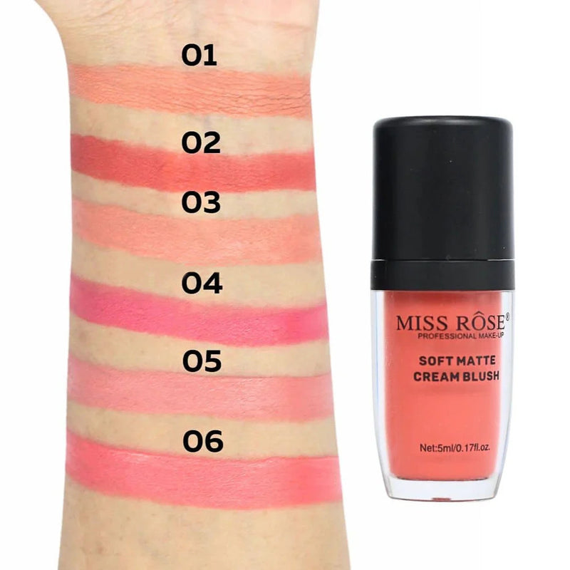 Ms. Rosey Glow Cream Blush Pack of 6