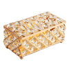 Fashion Crystal Tissue Box Rhinestones Gold Rectangle For Car Bedroom Kitchen