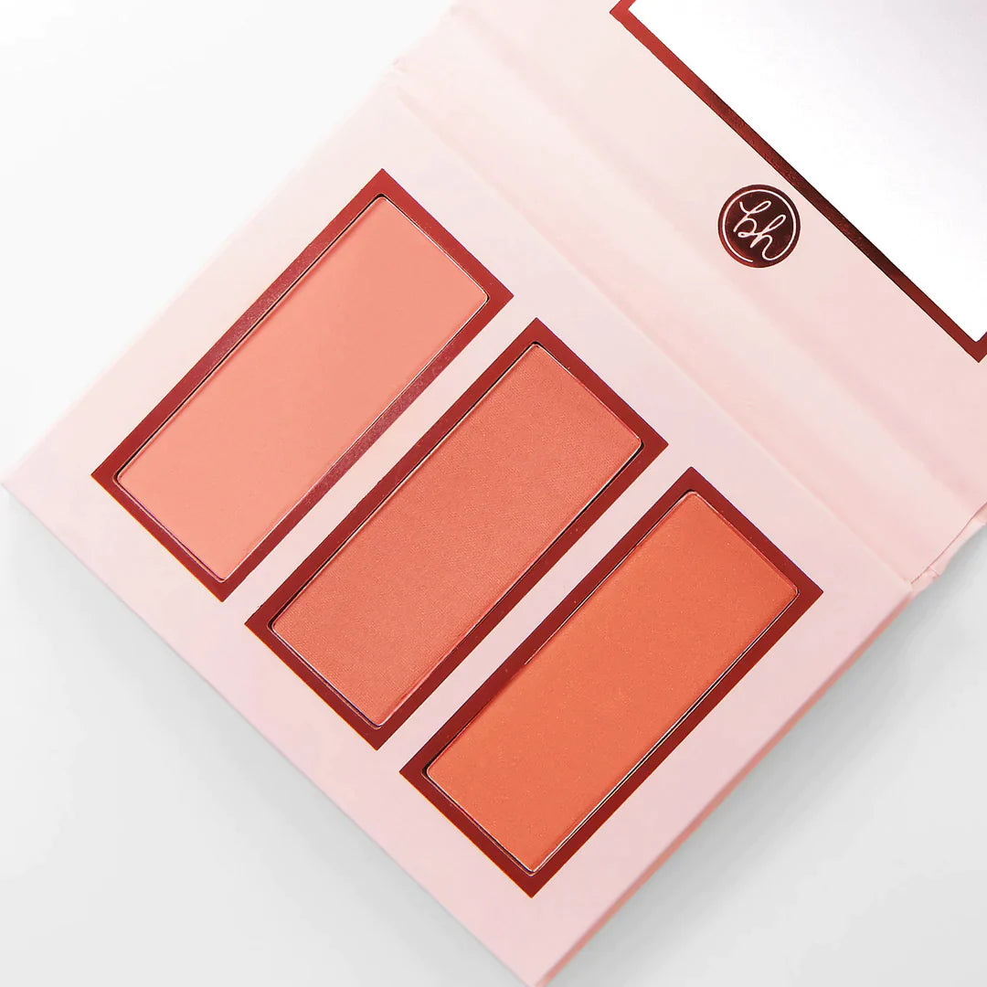 BH COSMETICS MRS.BELLA 3 COLOR BLUSH PEACHY