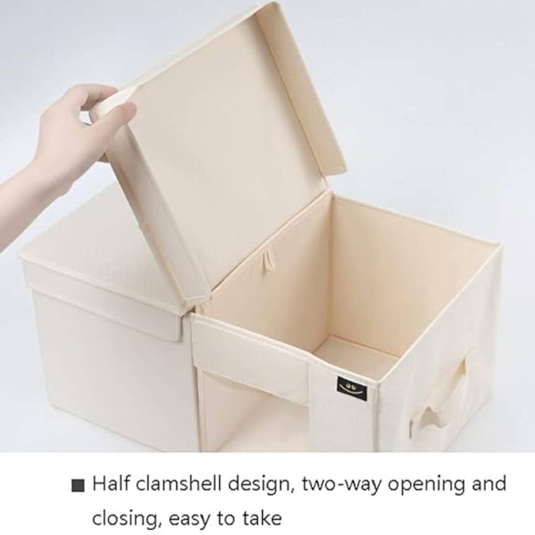 Multi Layer Partition Foldable Tabletop Storage Box Cloth Wardrobe Organizer