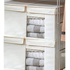 Multi Layer Partition Foldable Tabletop Storage Box Cloth Wardrobe Organizer