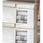 Multi Layer Partition Foldable Tabletop Storage Box Cloth Wardrobe Organizer