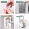 Folding Laundry Basket Wall Hanging Clothes Storage Bathroom Organizer