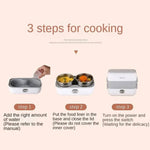 Multifunctional Portable Stainless Steel Electric Heating Lunch Box Cooking Insulation Box