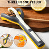 Multifunctional Stainless Steel 3in1 Kitchen Vegetable Fruit Peeler Scraper