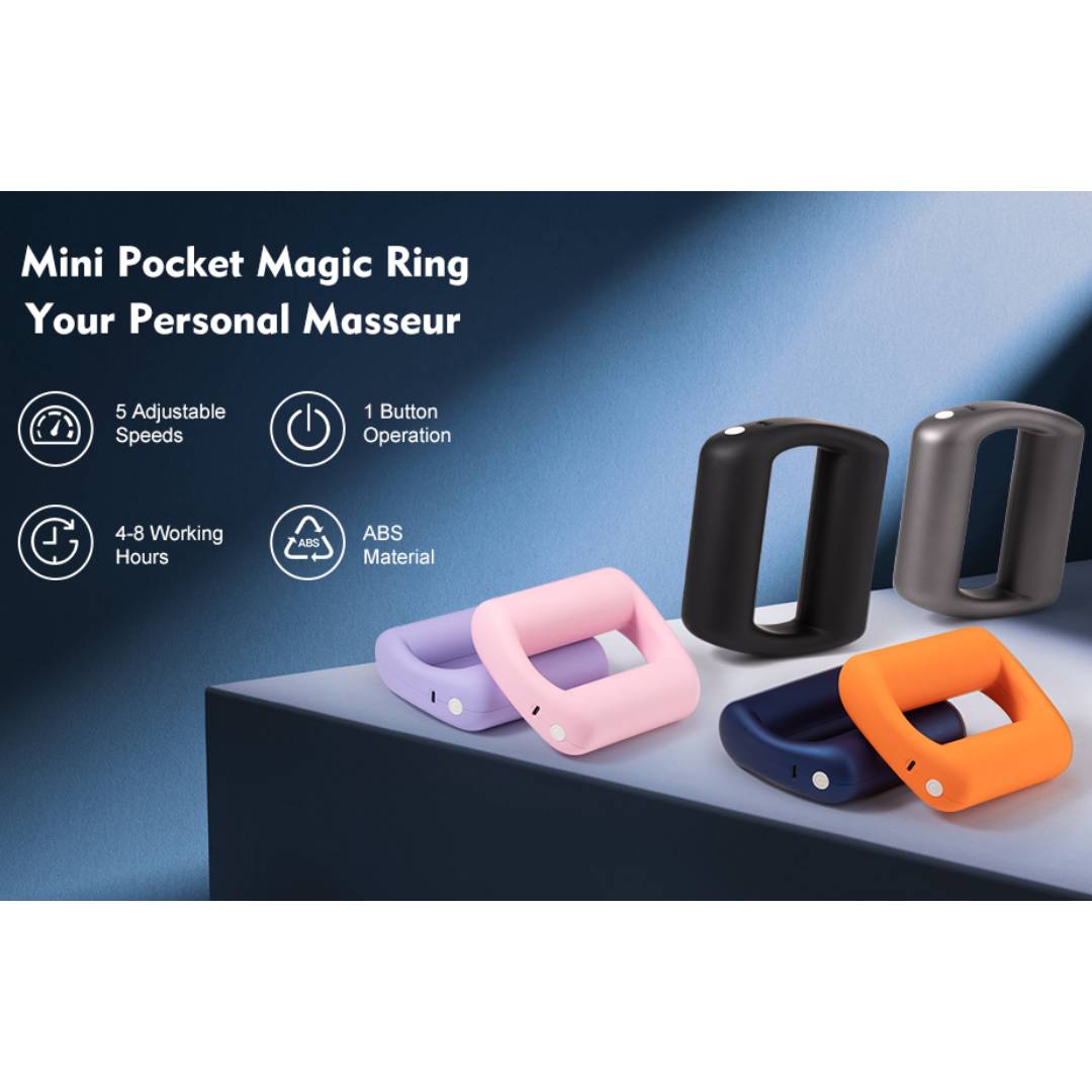 Multifunctional Wireless Rechargeable Handheld Mini Electric Body Massager