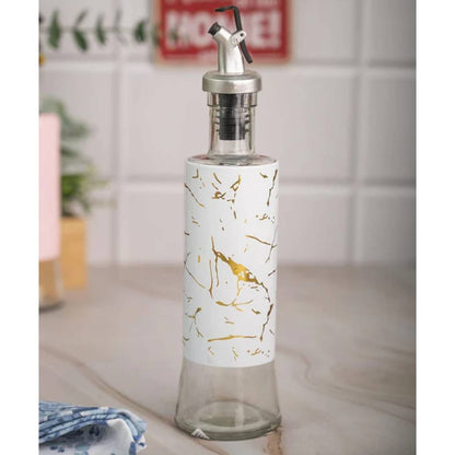 Multipurpose Marble Print Oil And Vinegar Dispenser Bottle 300ml