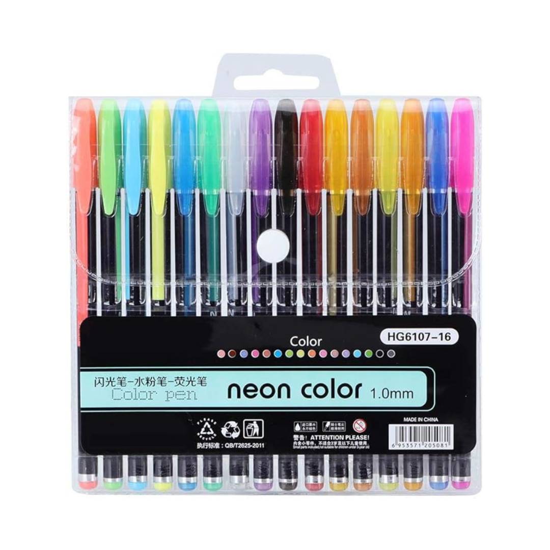 Neon Color 1.0mm Pen Set of 12Pcs