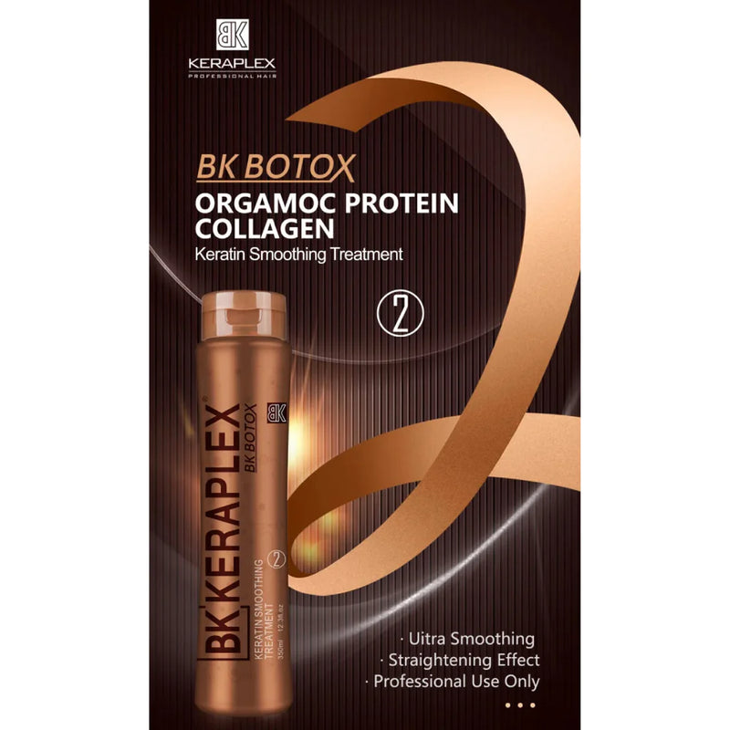 BK Keraplex Botox Keratin Treatment Brazilian Professional Kit Each 350mlx3