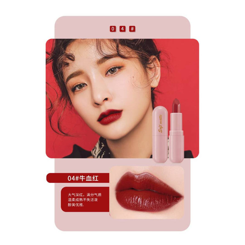 HengFang Soft Matte Lipstick Set