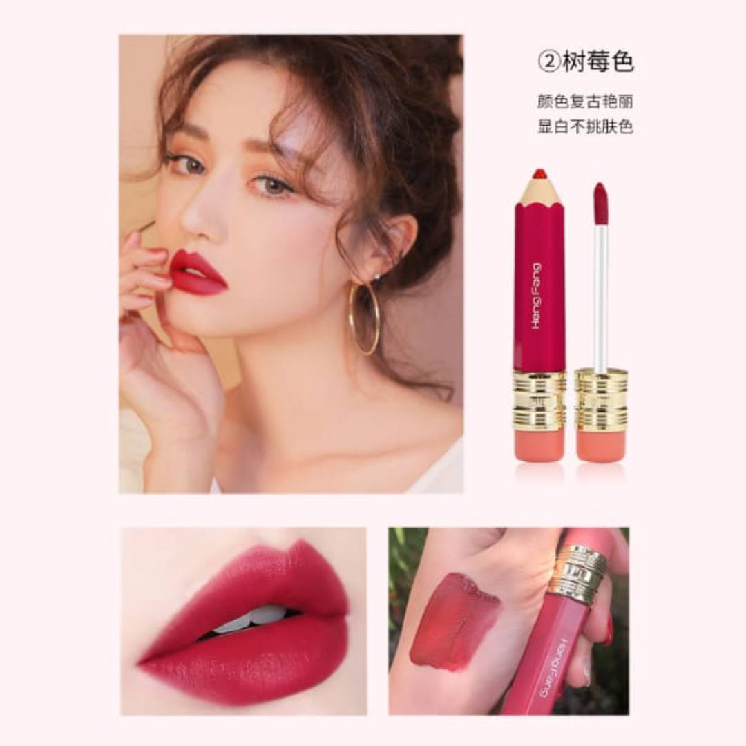 HengFang Silky Crayon Lip Gloss Glaze Matte Set Pack of 3