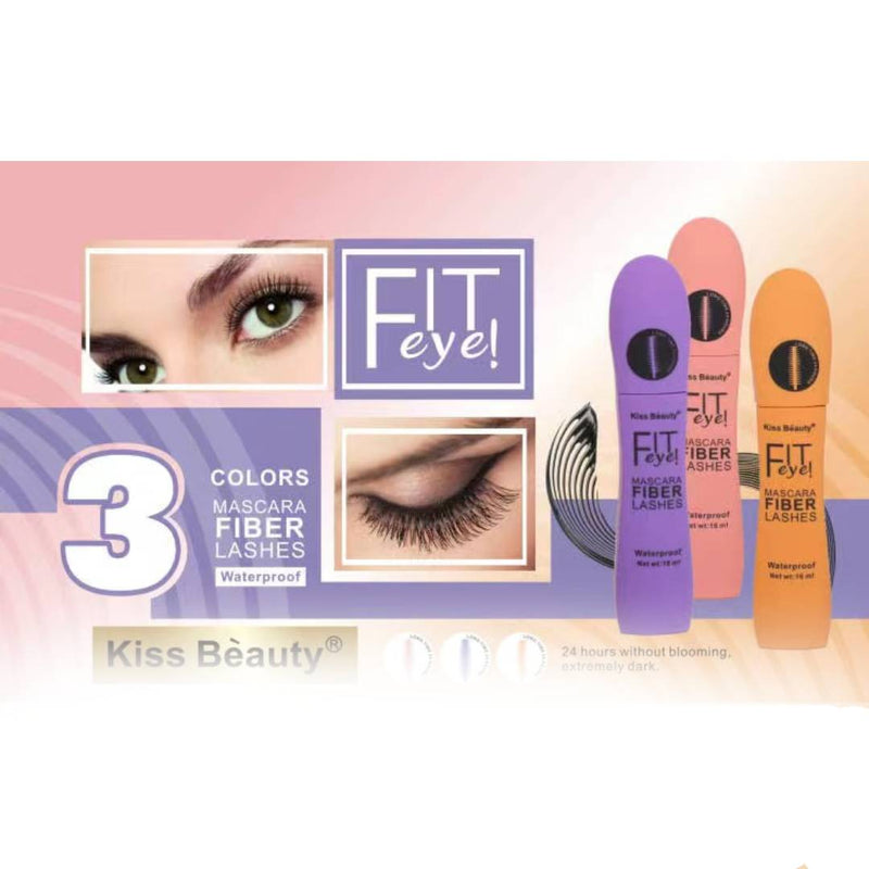 Kiss Beauty Fit Eye Fiber Black Mascara