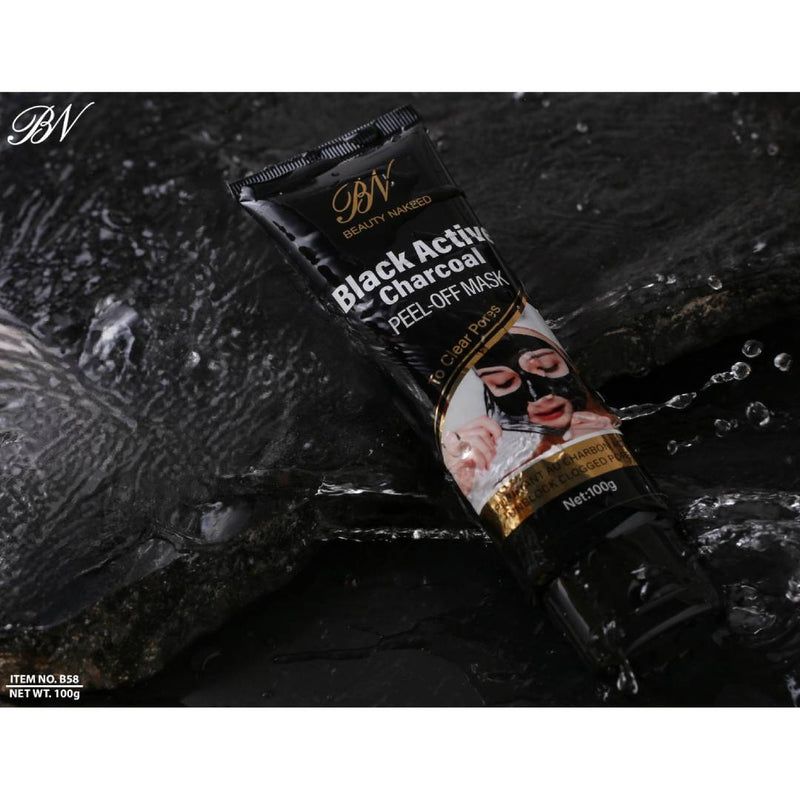 Beauty Nakeed Black Active Charcoal Peel Off Mask