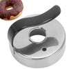 Stainless Steel Doughnuts Cutter With Soft Grip Handle