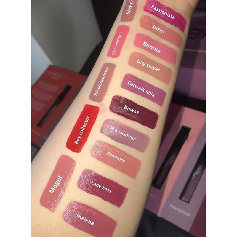 Huda Beauty Demi Matte 15 Colors Lipstick Full Matte And Water Proof 15Pcs Set