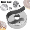 Stainless Steel Doughnuts Cutter With Soft Grip Handle