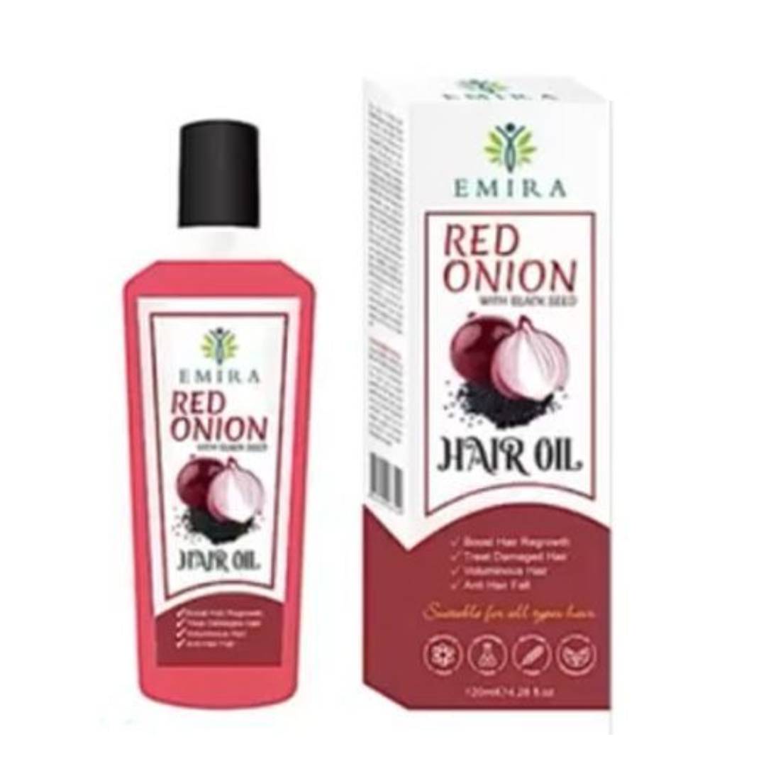 Emira Red Onion With Black Seed Hair Oil