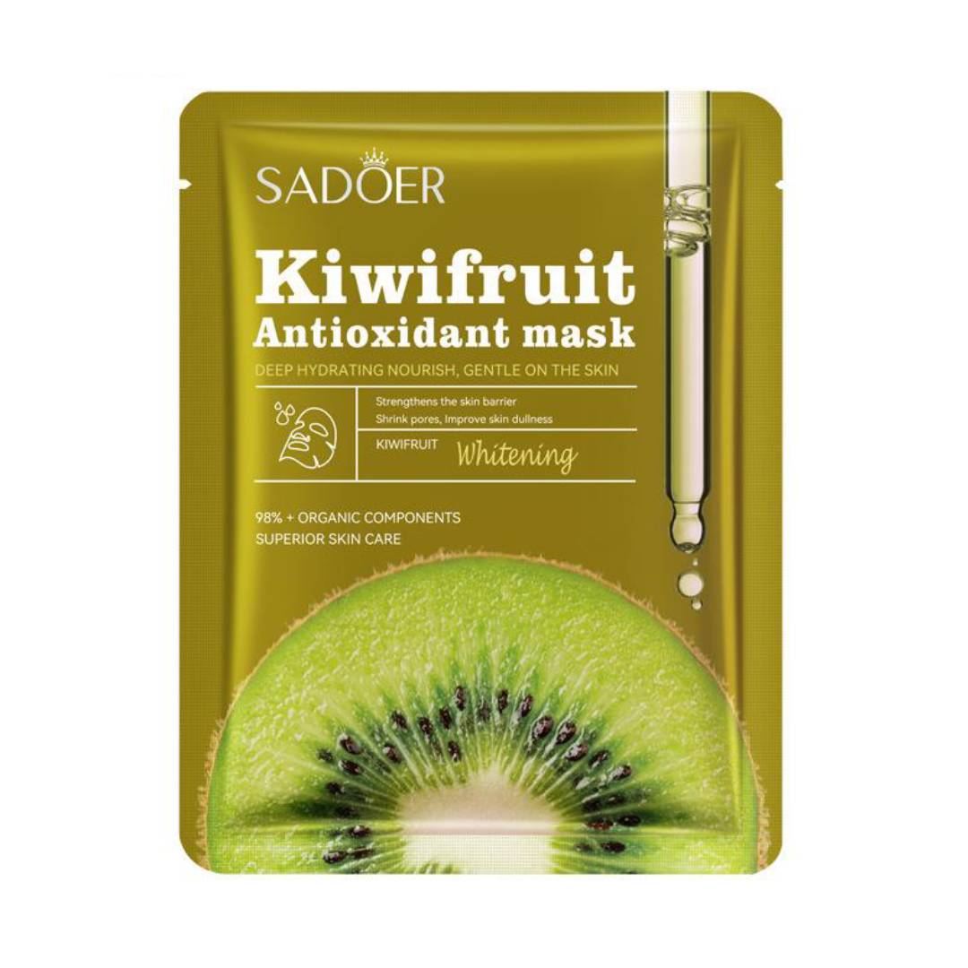 SADOER Kiwifruit Moisturizing Nourishing Antioxidant Soothing Hydrating Oil Control Hydrating Facial Mask