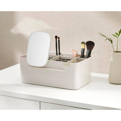 Makeup Cosmetic Storage Organizer With Drawer Large With Mirror