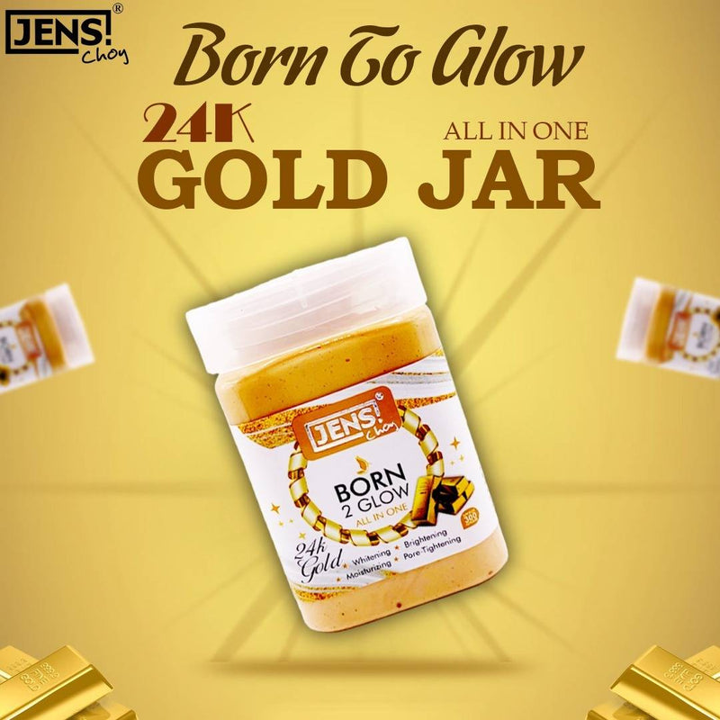 Jens Choy Born To Glow All in One With 24k Gold Facial Jar