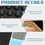 Silicone Suction Cup Mat Mobile Holder Strong Grip For Mobile Device