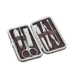 Manicure Set Grooming Tweezer Scissors Earpick Nail Clippers Set with Case