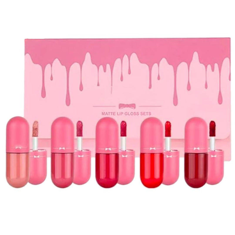 Gegemoon Mini Matte Lip Gloss 5pcs Set