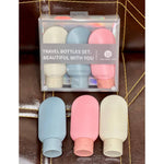 Portable 3Pcs Travel Refillable Bottle Set