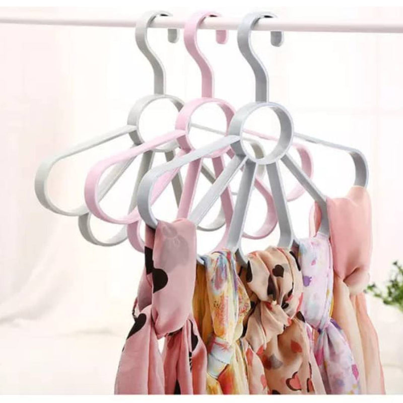 Multifunctional Scarf Rack Plastic Sector Belt Hanger Storage Rack Holder Pack Of 3