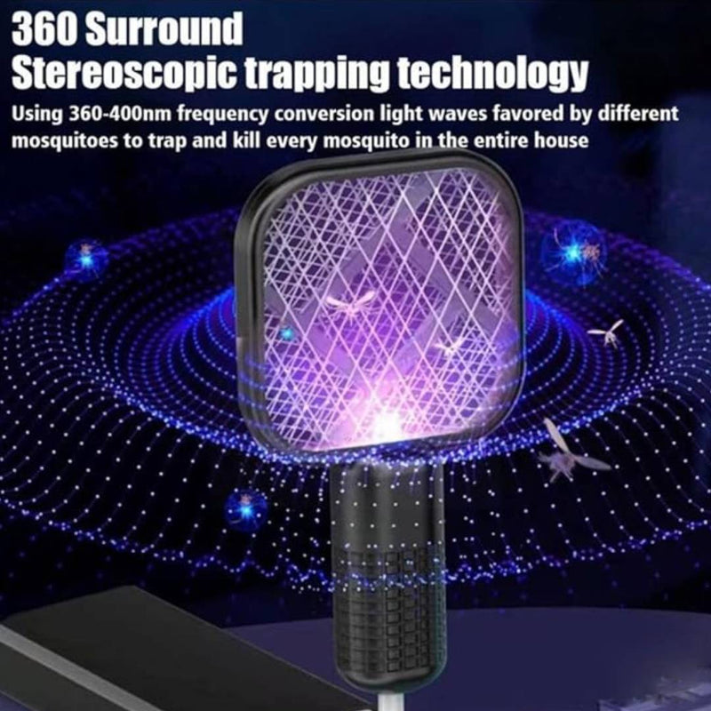 Multifunctional Portable Adjustable Angle USB Electric Mosquito Swatter Mosquito Lamp 2in1 Mosquito Repellent