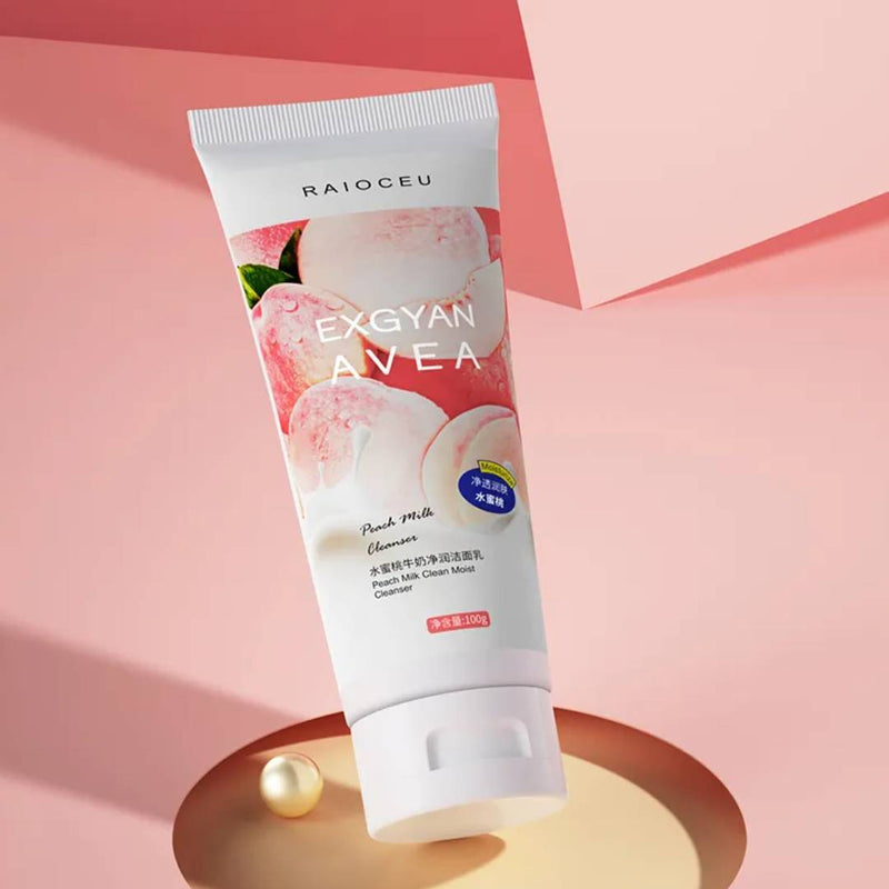 Exgyan Raioceu Exgyan Avea Peach Milk Clean Moist Cleanser