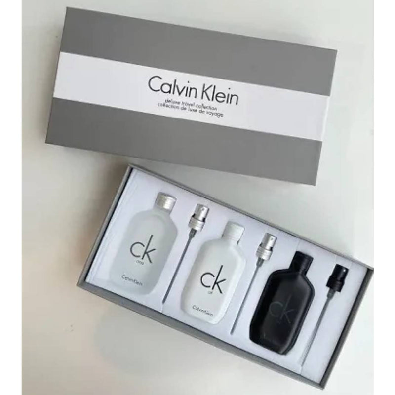 Calvin Klein Deluxe Fragrances Travel Collection Set for Unisex With 3x30ml