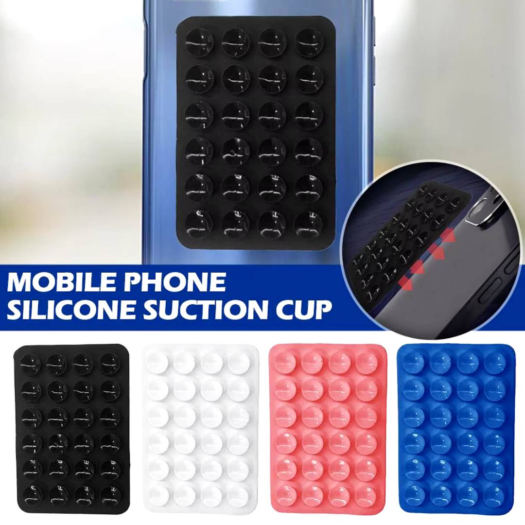 Silicone Suction Cup Mat Mobile Holder Strong Grip For Mobile Device