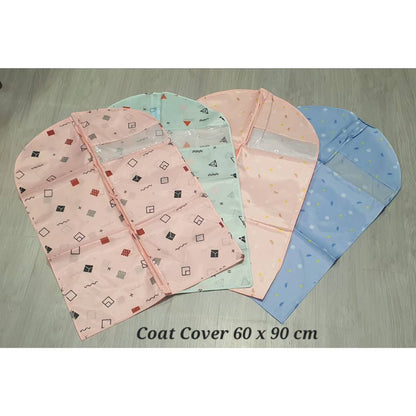 Coat Cover Printed Clothing Dust Cover Colorful Suit Protector Bag Closet Garment Cover