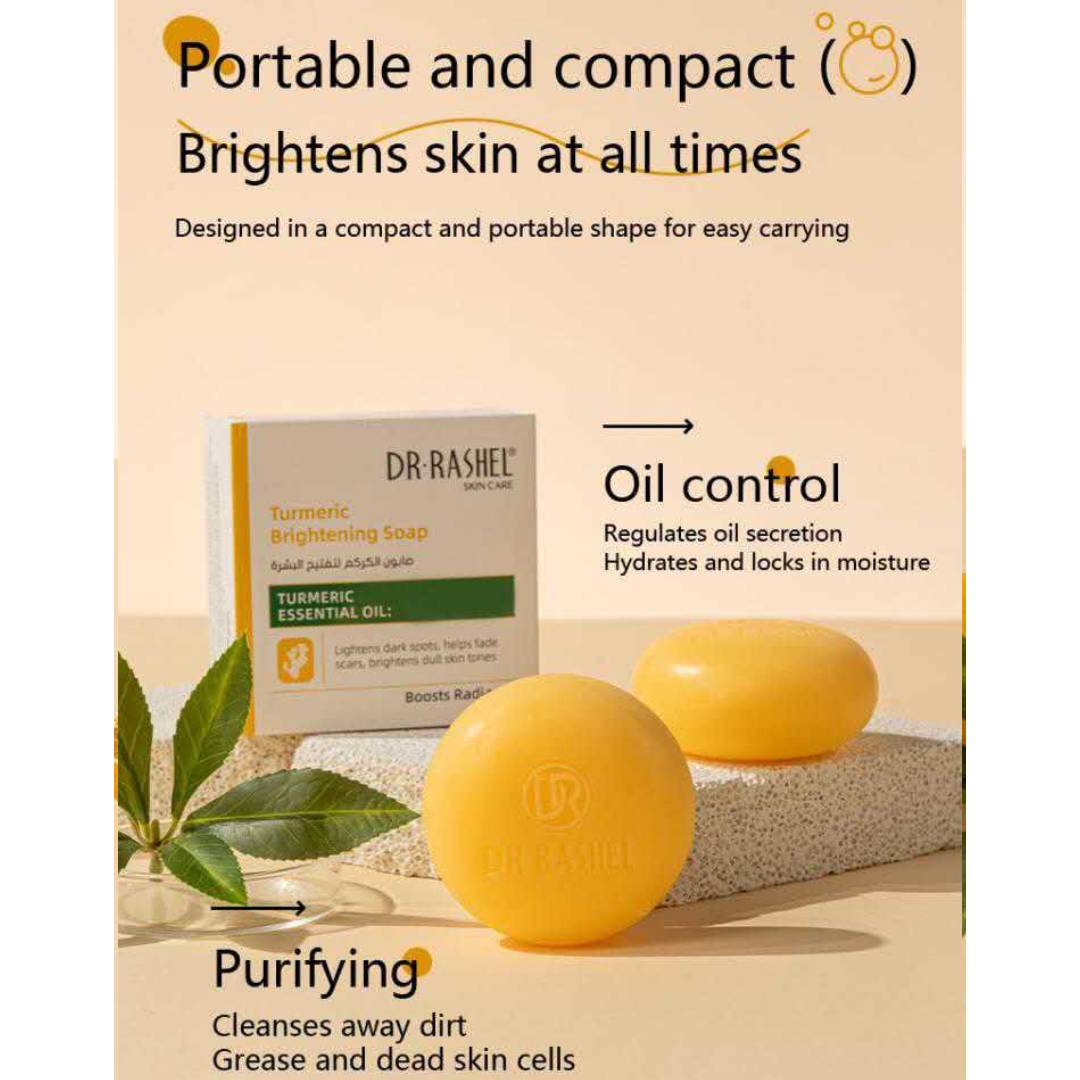 Dr Rashel Turmeric Brightening Soap Turmeric Essential Oil