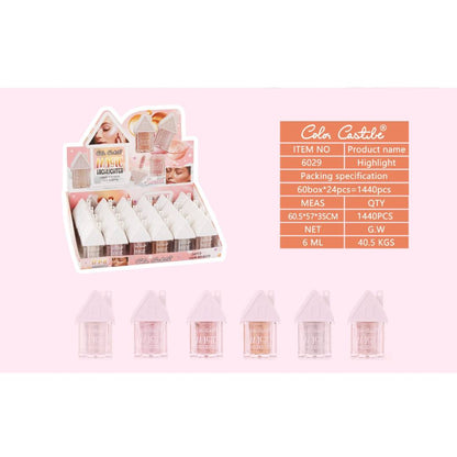 Color Castle Magic Highlighter Liquid Shimmer Face And Body Set