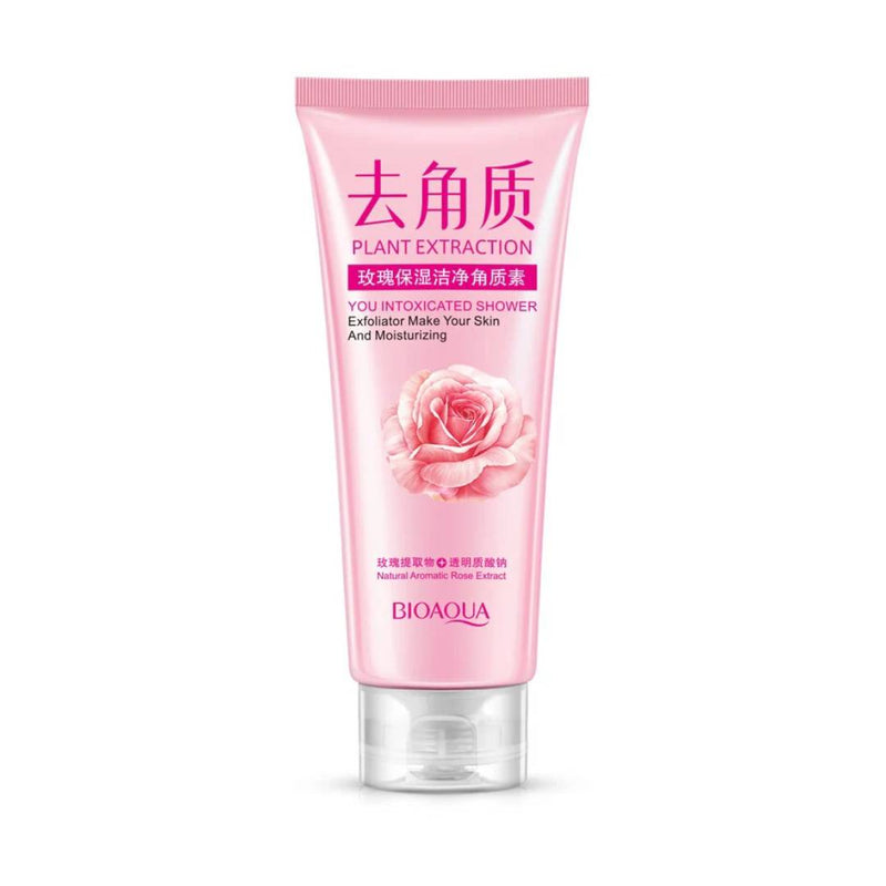 BIOAQUA Plant Extraction Natural Aromatic Rose Extract Facial Scrub Deep Cleanser