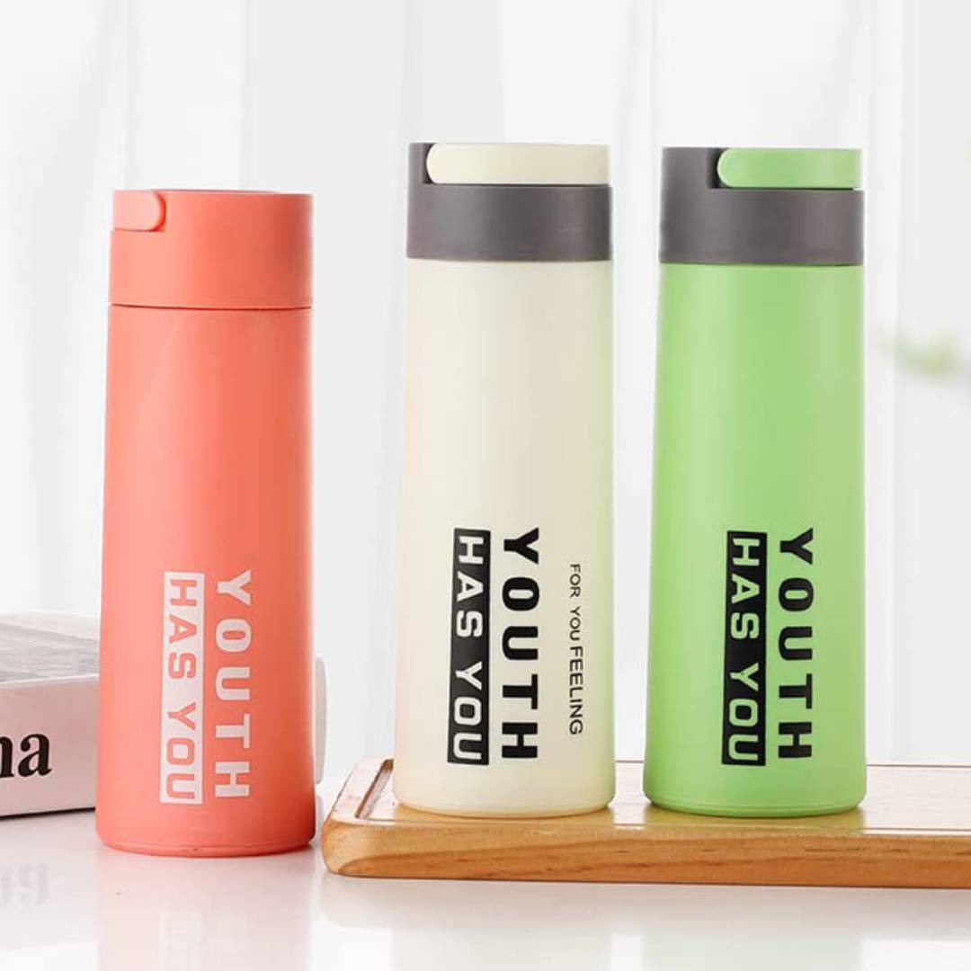 Double Layer Youth Water Bottle Eco Friendly