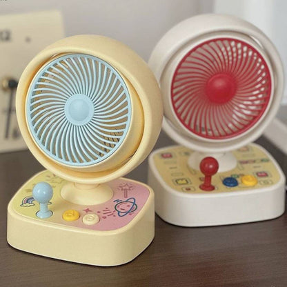 Portable And Rechargeable Fan With 3 Speed Mode For Kids Study Table