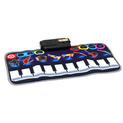 Paino Music Mat Educational Music Background In The Form Of A Piano With Additional Instruments