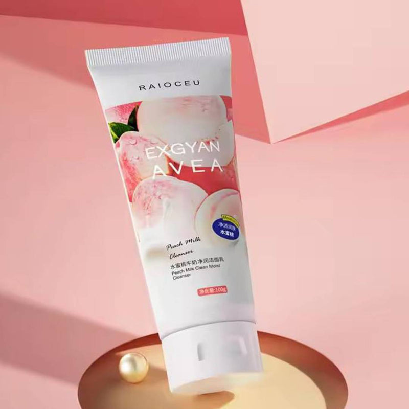 Exgyan Raioceu Exgyan Avea Peach Milk Clean Moist Cleanser