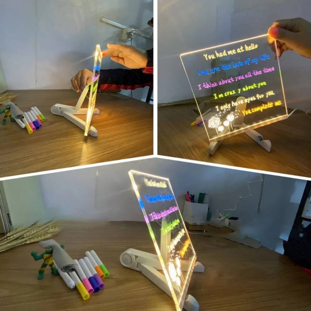 DIY Handcrafted Doodles DIY Acrylic Luminescent Lamp