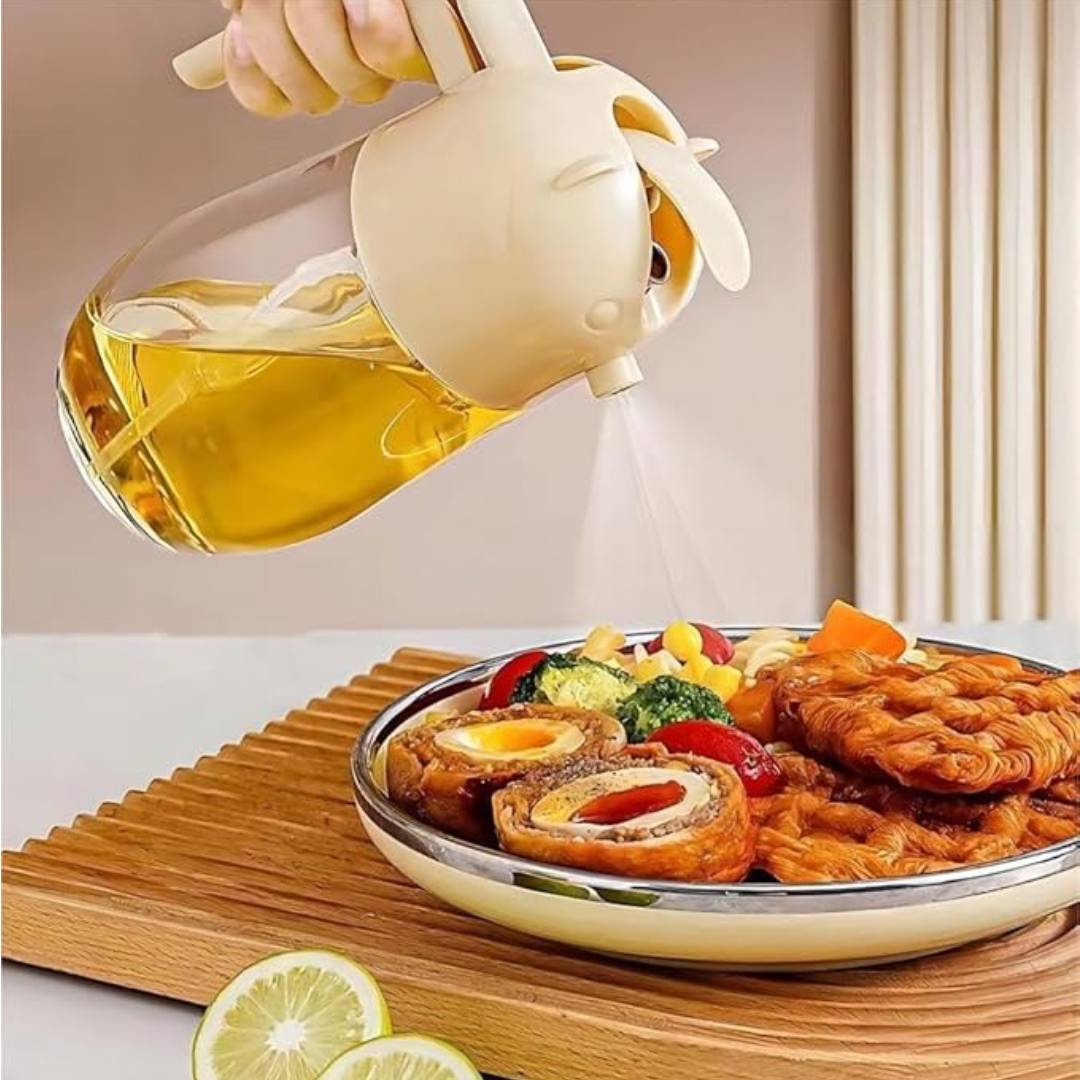 2in1 Vinegar Oil Spray Bottle Oil Dispenser