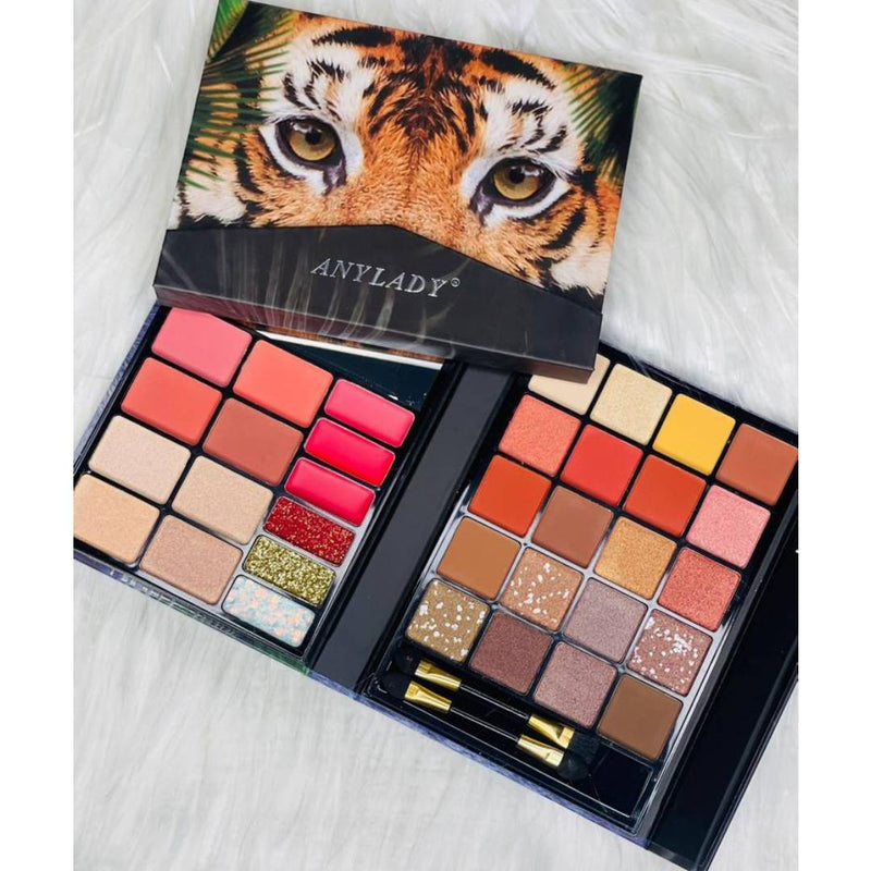 Any Lady Tiger All In One 34 Color Eyeshadow Palette