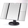 24 LED Touch Dimmable Sensor Foldable Led Mirror with 2 & 3X Magnification