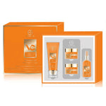 Estelin Vitamin C Plus Hyaluronic Niacinamide & Serum Day & Night Cream Cleanser 4Pc Kit