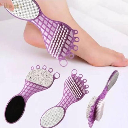 4in1 Foot Filer Brush Scrubber Buff