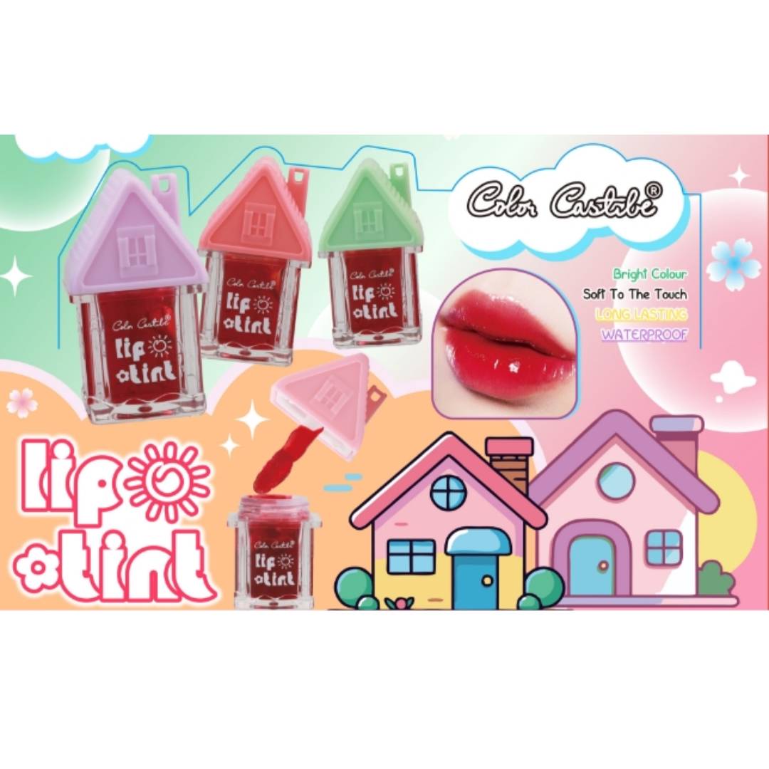 Color Castle Soft To The Touch Long Lasting Waterproof Lip And Cheek Tint 6Pcs Set