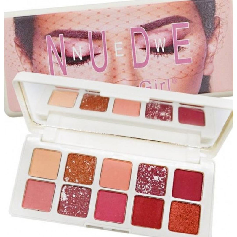 Bronze Girl New Nude Eyeshadow 10 Color Palette